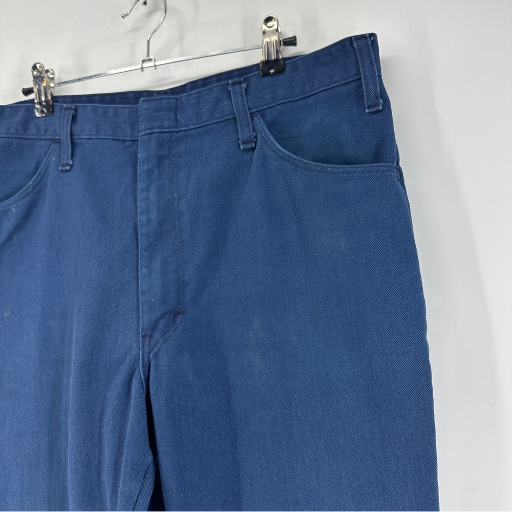 RARE VINTAGE 1970s DICKIES Carpenter Pant Dark Blue - Picture 5 of 13